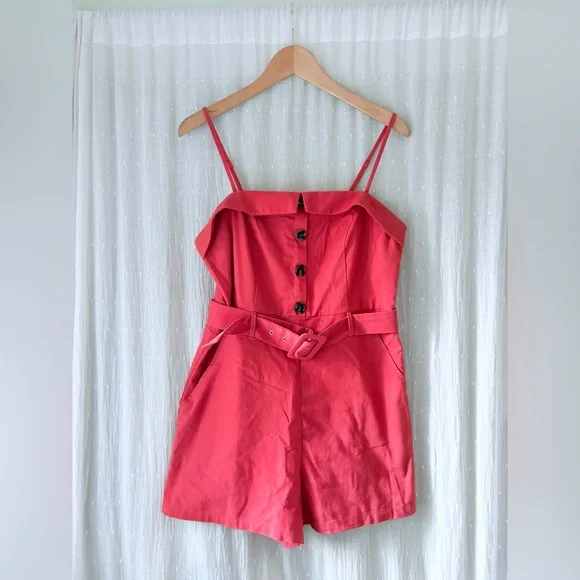 Lumiere Red Women's Jumpsuit - Picture 1 of 4